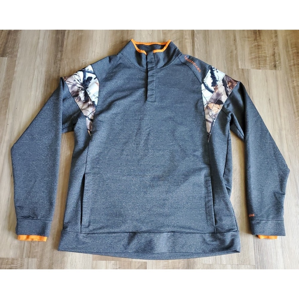 Legendary Whitetails‎ Men's Size XL Thick 1/4 Button Pullover Sweatshirt